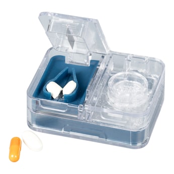 Pillendose mit Schneider