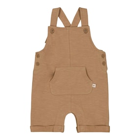 Sweat-Latzhose kurz mit Tasche