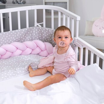 Bundle Beistellbett Boxspring inkl. Matratze MediTex® und Kinderbettumbausatz inkl. Matratze MediTex® extraluftig