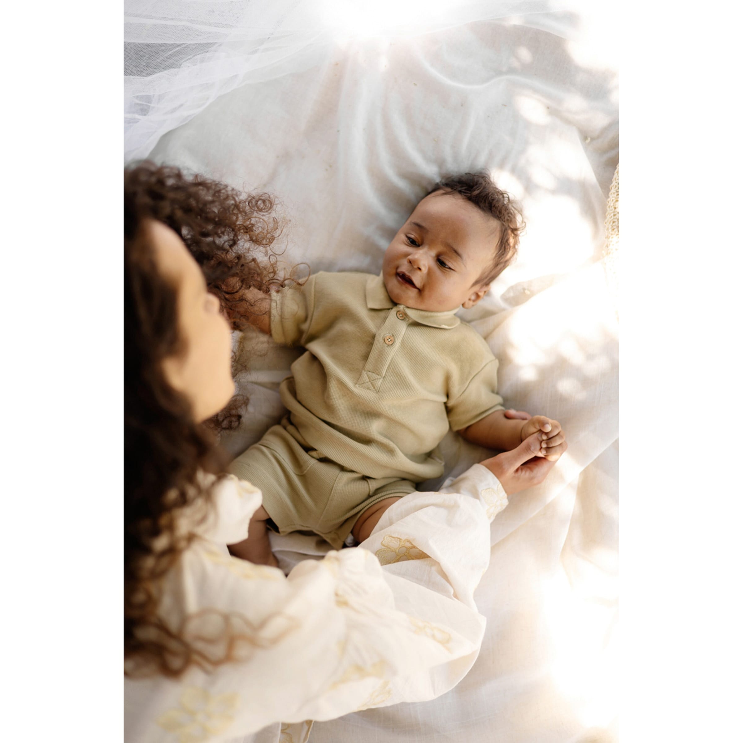 Polo-T-Shirt Waffelpiqué