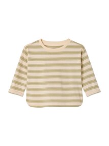 Baby-Set: Latzjeans mit verstelltbaren Träger und Shirt