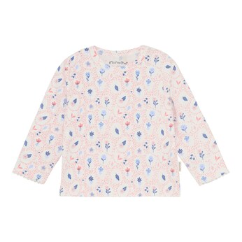Shirt langarm Blumen