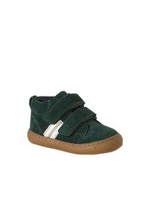 Baby Mid-Sneakers aus Leder mit Klett