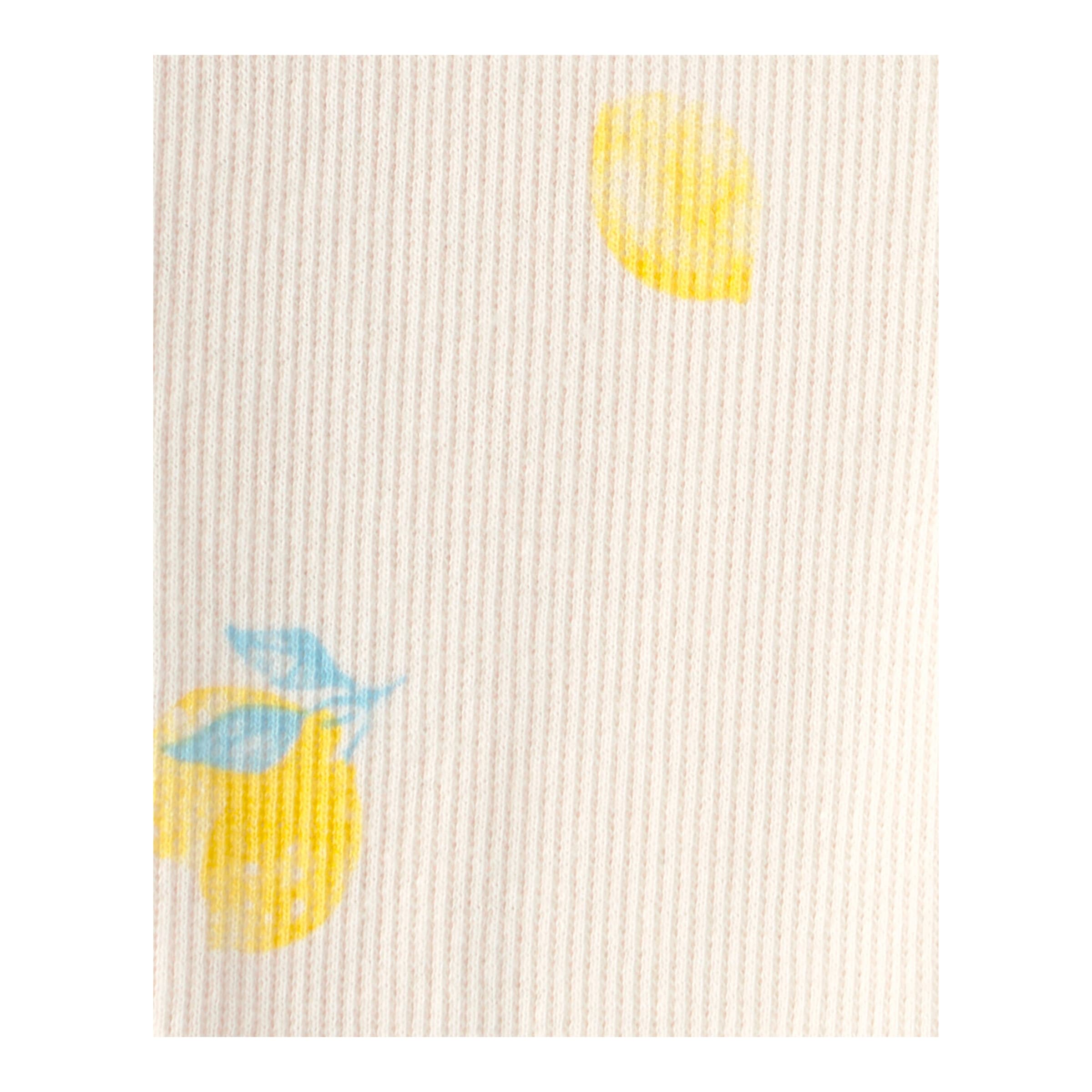 Leggings Zitrone Rippqualität