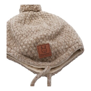 Winter-Strickmütze mit Bommel