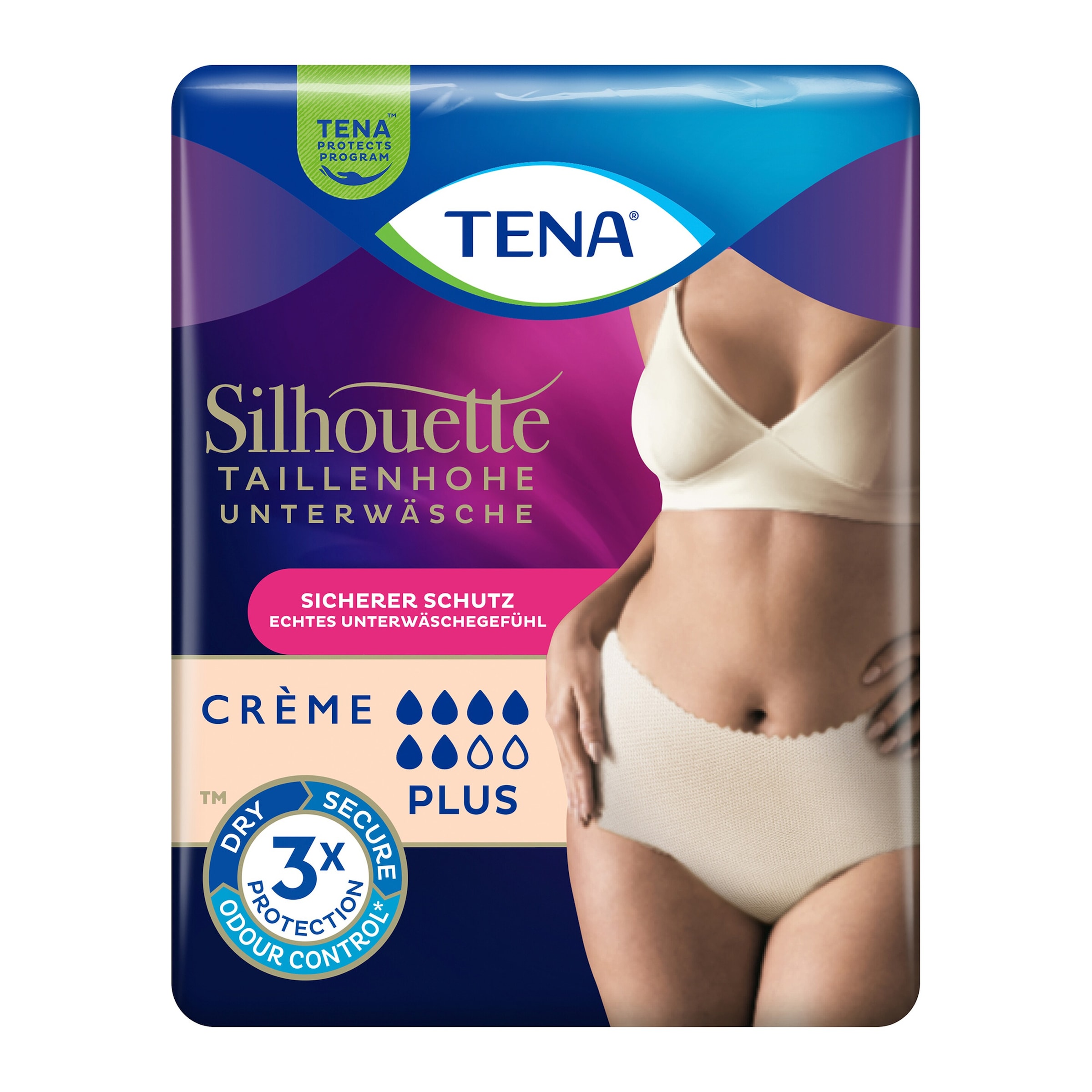 Tena Silhouette Plus Damen beige