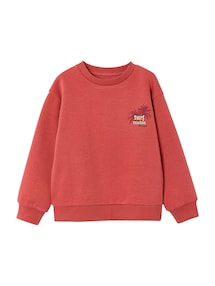 Rundhals-Sweatshirt Jungen mit Recycling-Polyester