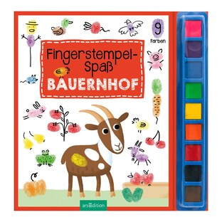 Malbuch Fingerstempel-Spaß - Bauernhof