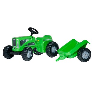 Trettraktor rollyKiddy Futura mit Anhänger