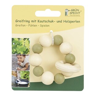 Greifring aus Holz mit Kautschuk