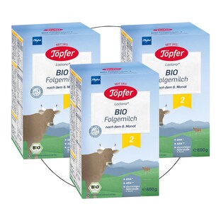 Bundle 3er Pack Bio Folgemilch 2 600g