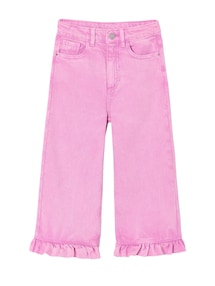 Weite Hose mit Volantsaum M‰dchen, Bundweite verstellbar