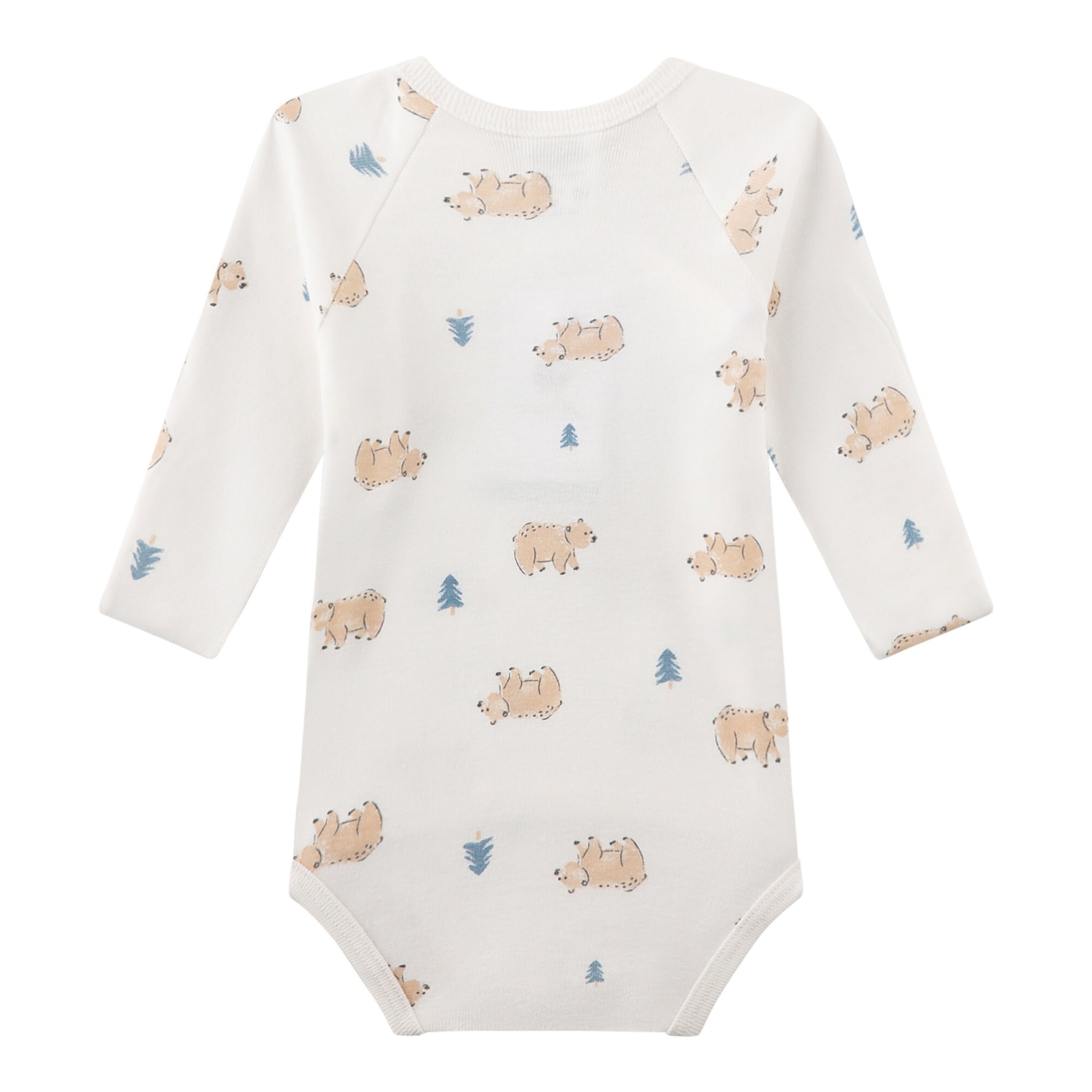 Sanetta Wickelbody langarm Bären