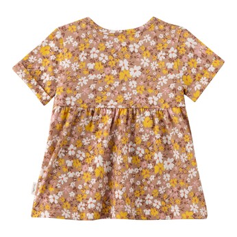 Kleid kurzarm Blumen