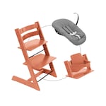 Produit Ensemble complet chaise haute évolutive avec kit nouveau-né deep grey et kit bébé