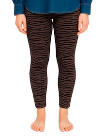 Damen Leggins mit Zebramuster Mama-Tochter-Capsule, Bio-Baumwolle