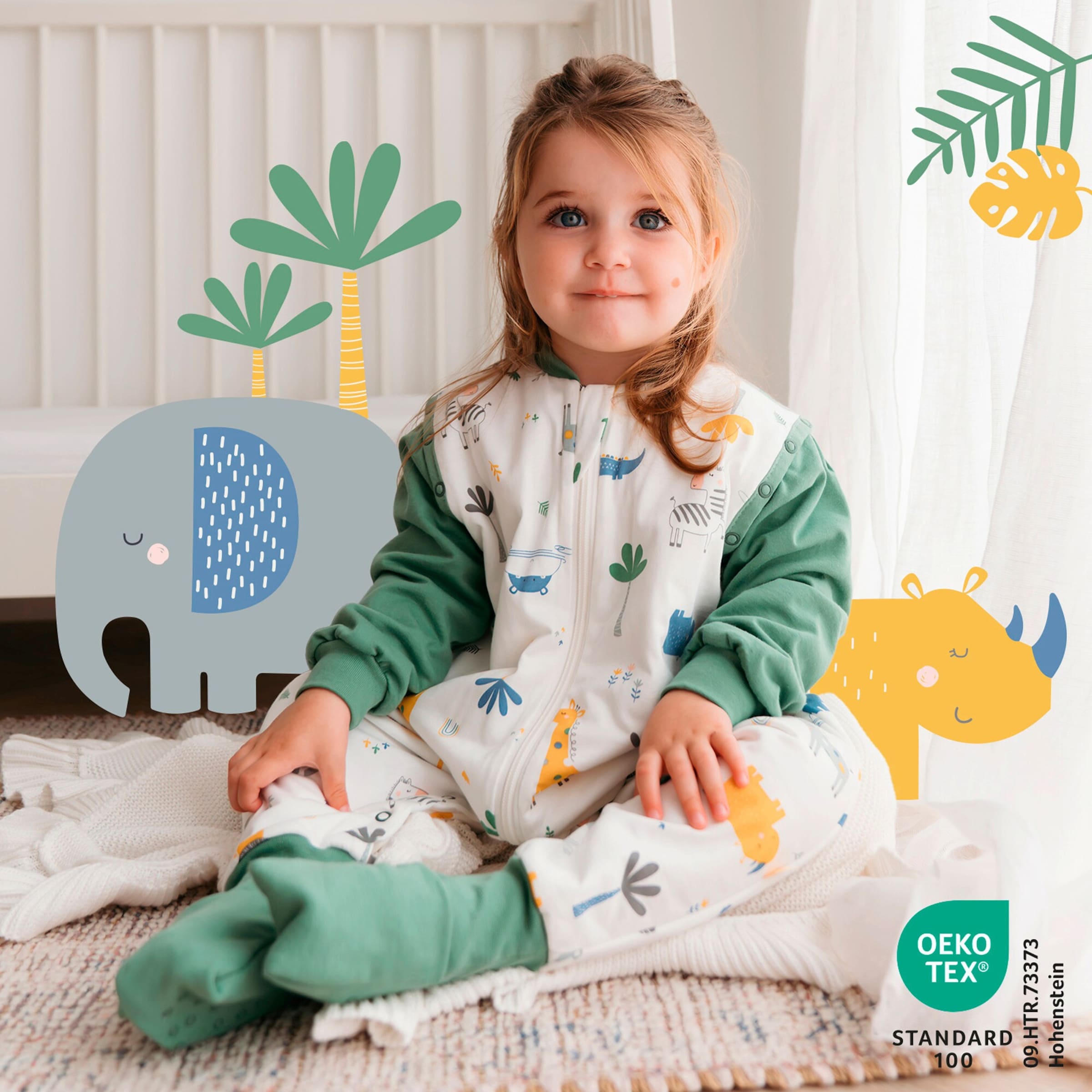 Schlummersack Schlafsack mit Füßen 3.5 Tog