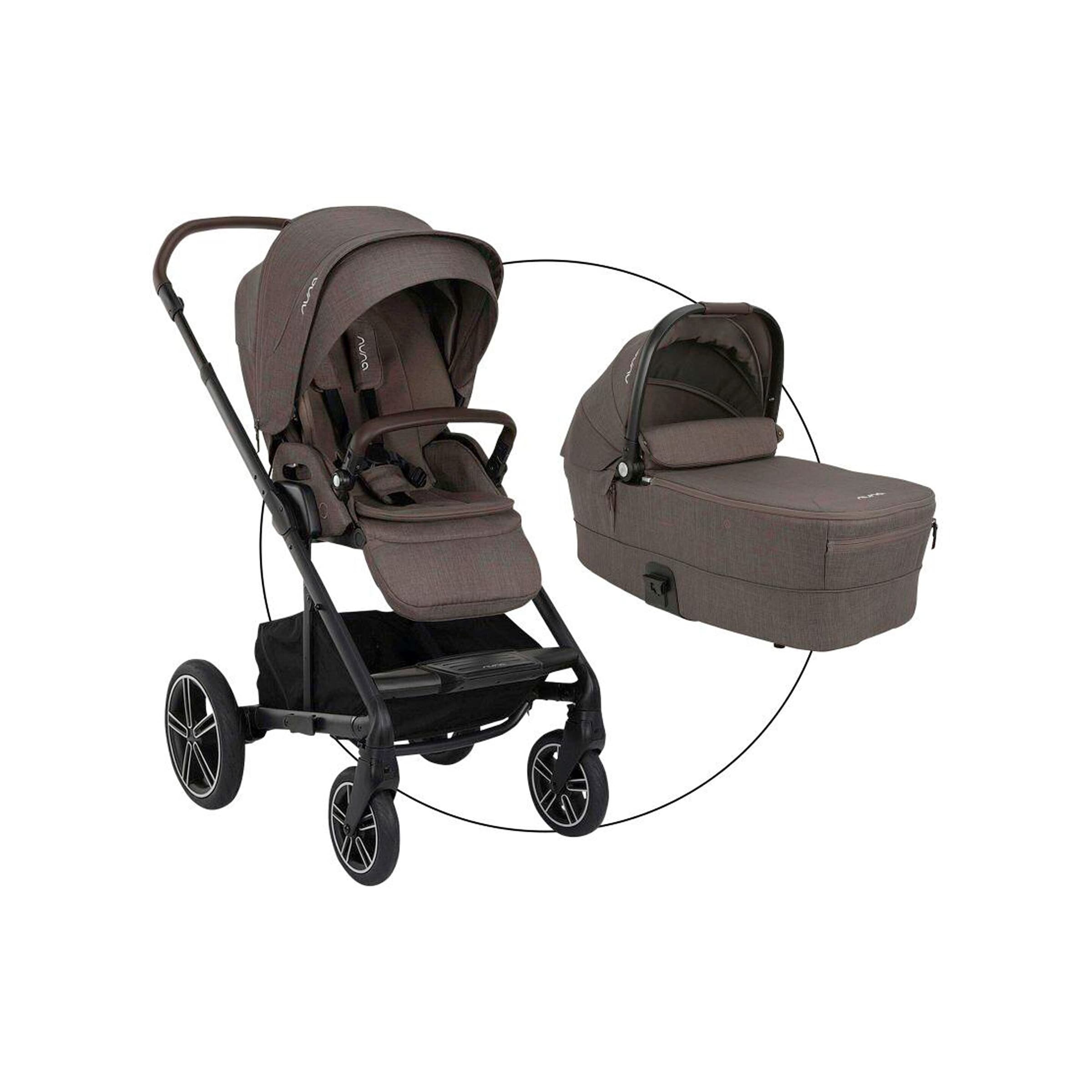 Nuna Kombikinderwagen MIXX next braun