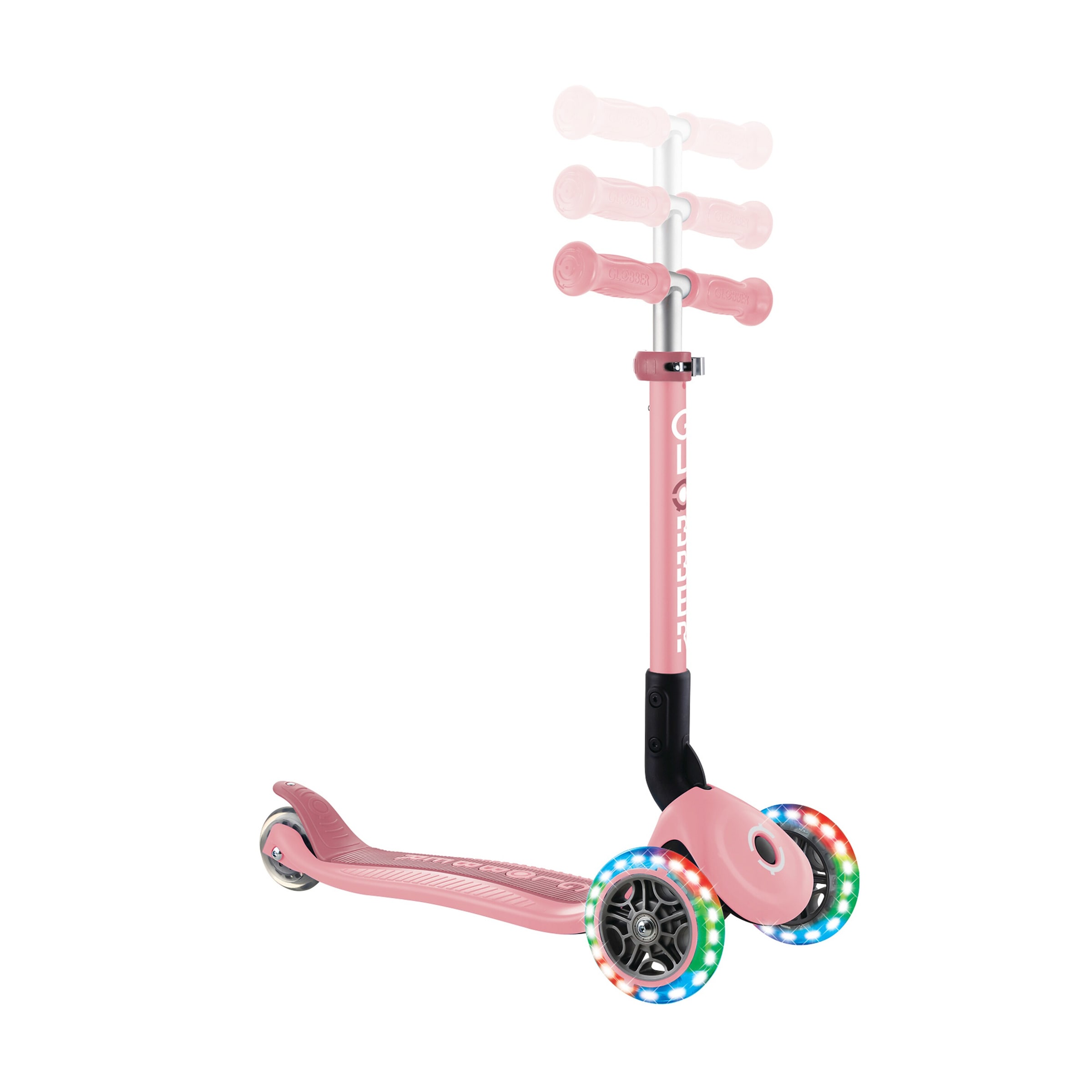 Globber Scooter Junior mit Leuchtrollen