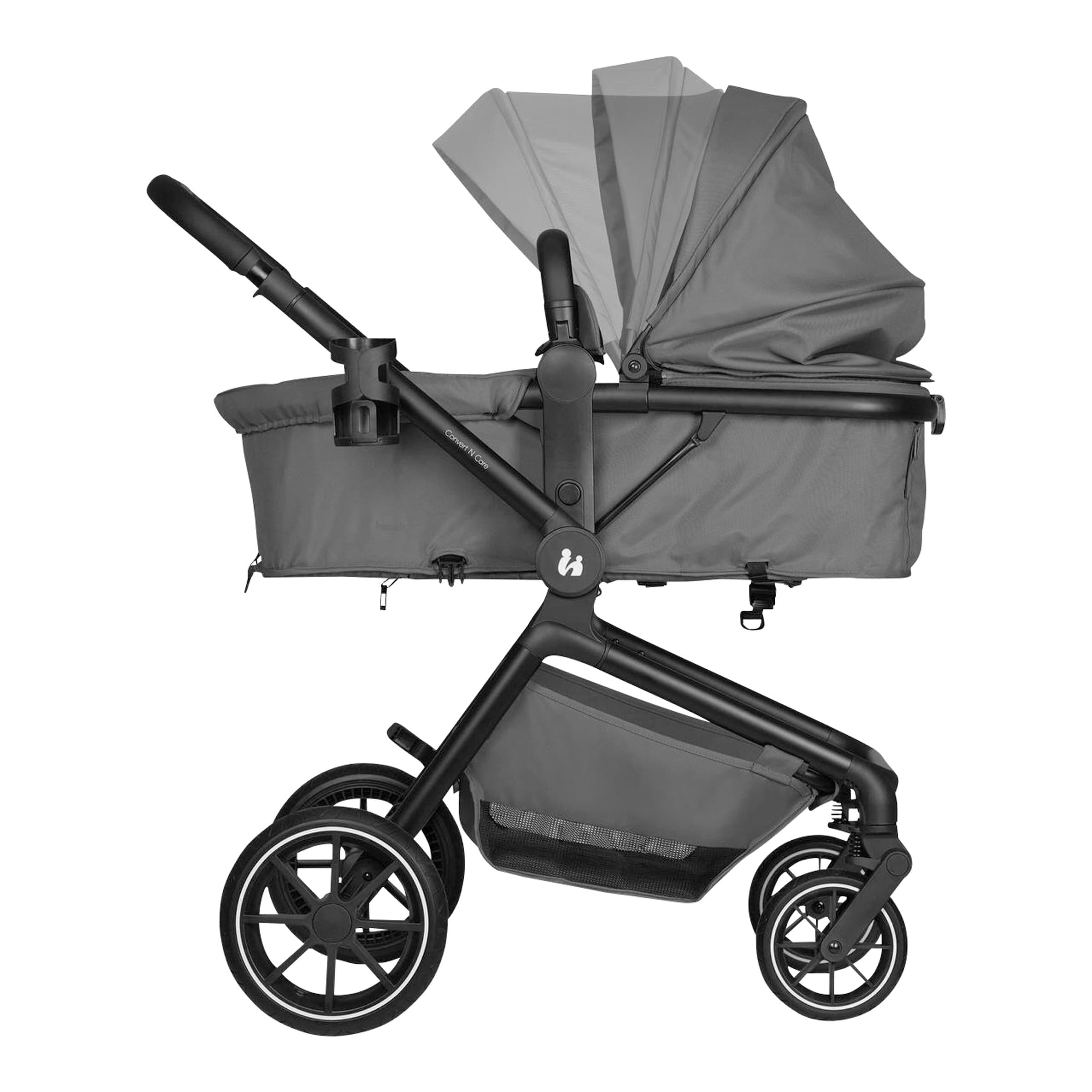 Hauck Kombikinderwagen Convert N Care grau Hauck Kombikinderwagen Convert N Care grau