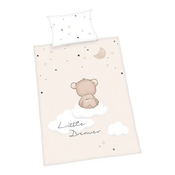 Renforcé Wende-Bettwäsche Little Dreamer 40x60 / 100x135 cm