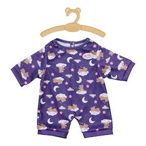 Pyjama pour poupées et nounours, brille dans la nuit 43cm