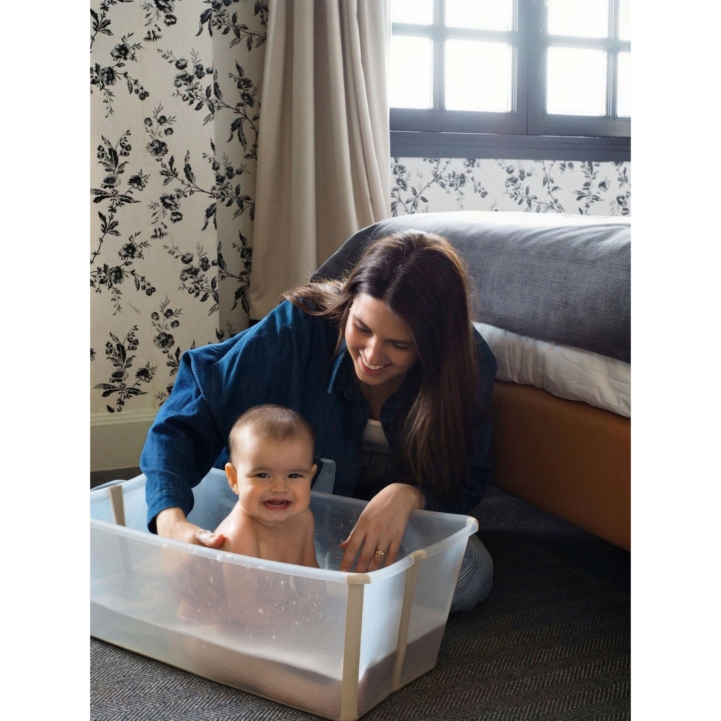 Stokke Unisex Stokke® Flexibath Badewanne Beige Baby Größe 64 X Größe 24 X 24 Mm