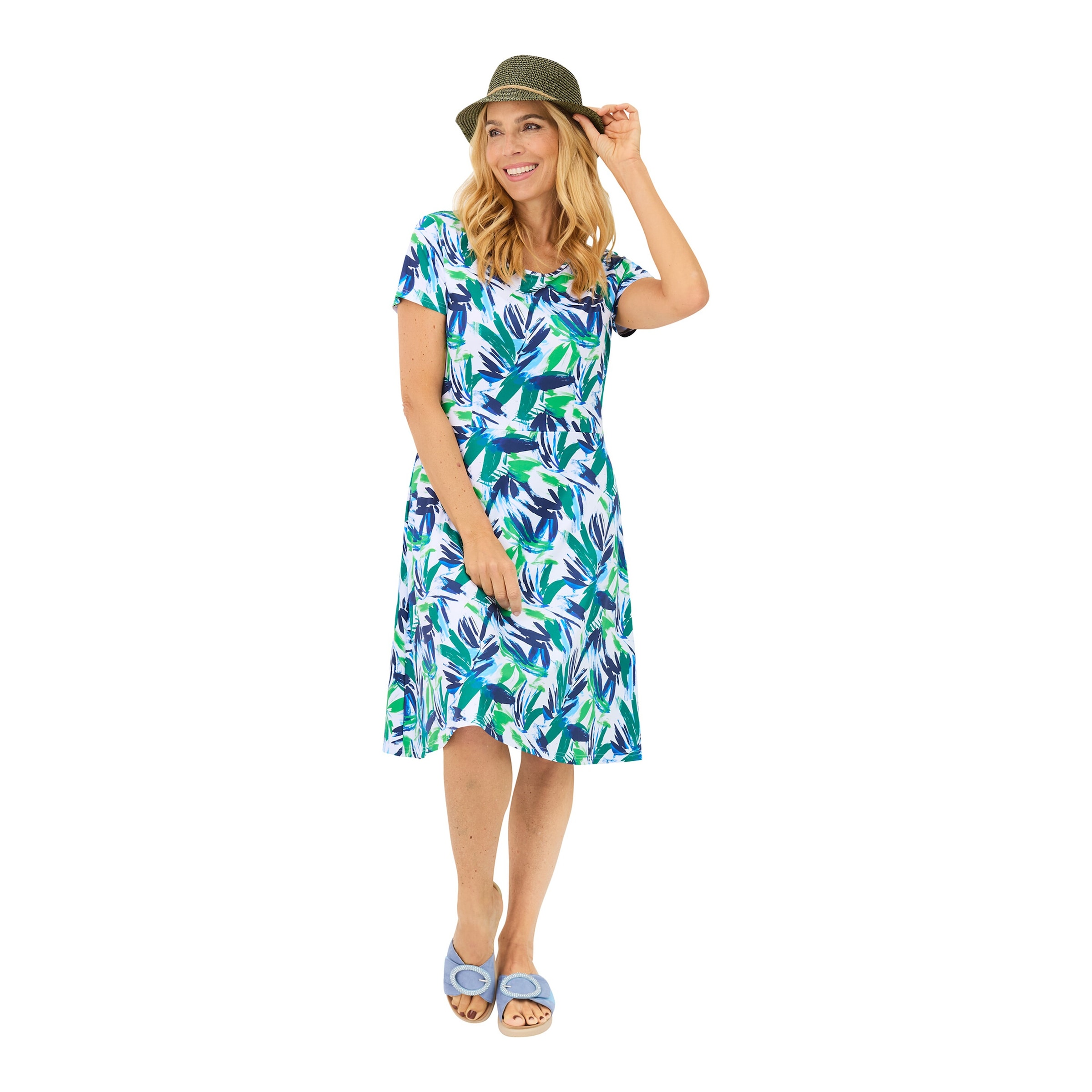 Blumenkleid „Erika“, Größe: XL