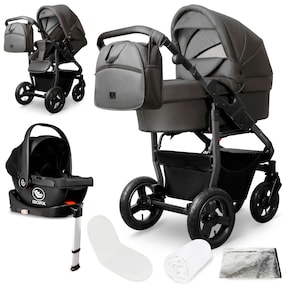 Kinderwagen Capri + Babyschale + Isofix-Station
