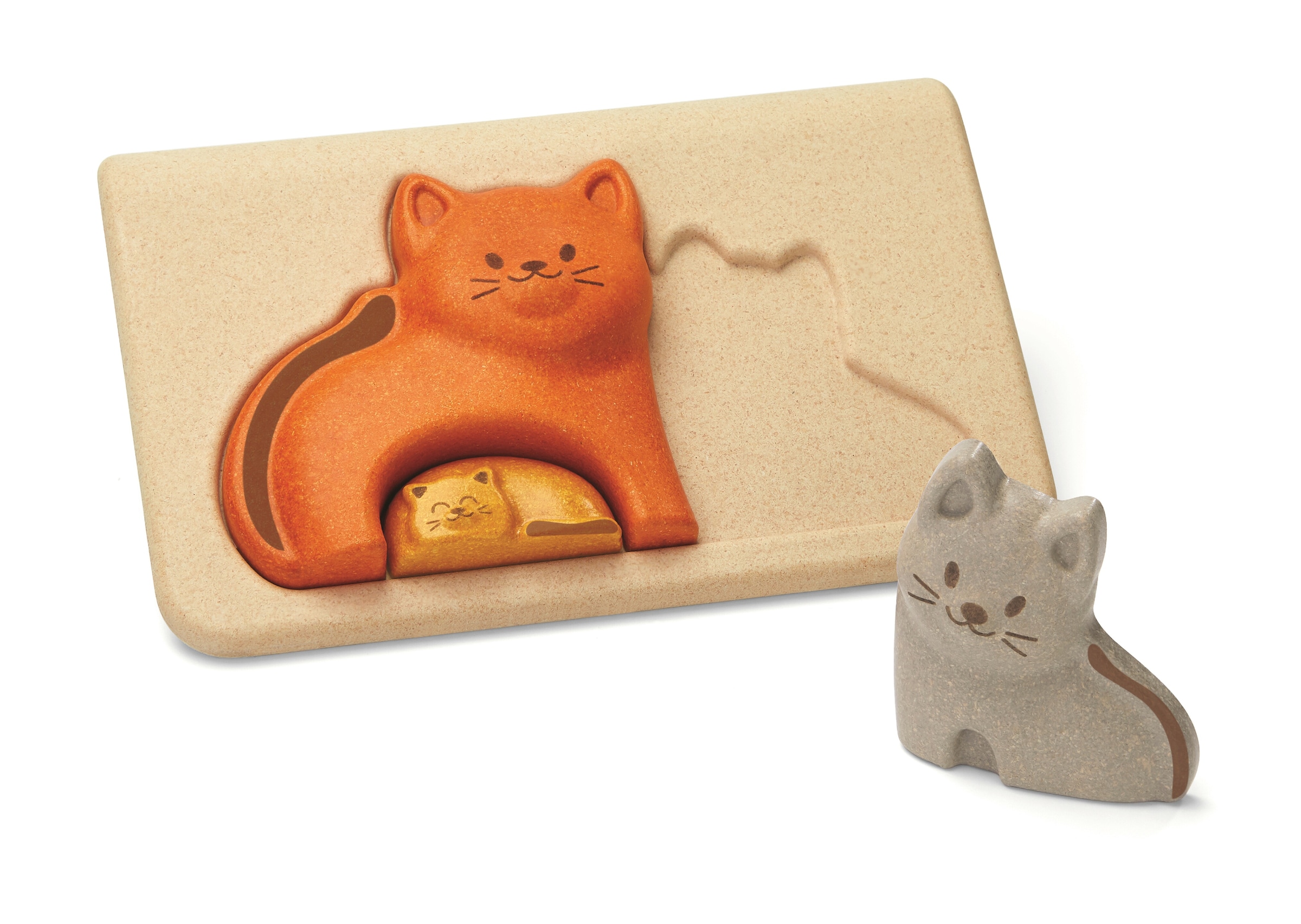 Plantoys Puzzle Katzen