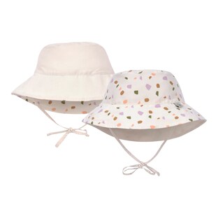 Chapeau de soleil réversible avec protection anti-UV confettis