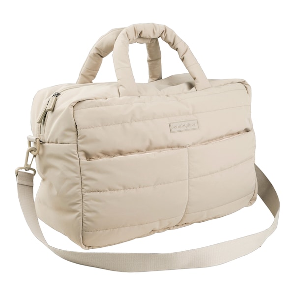 Gesteppte Wickeltasche - sand