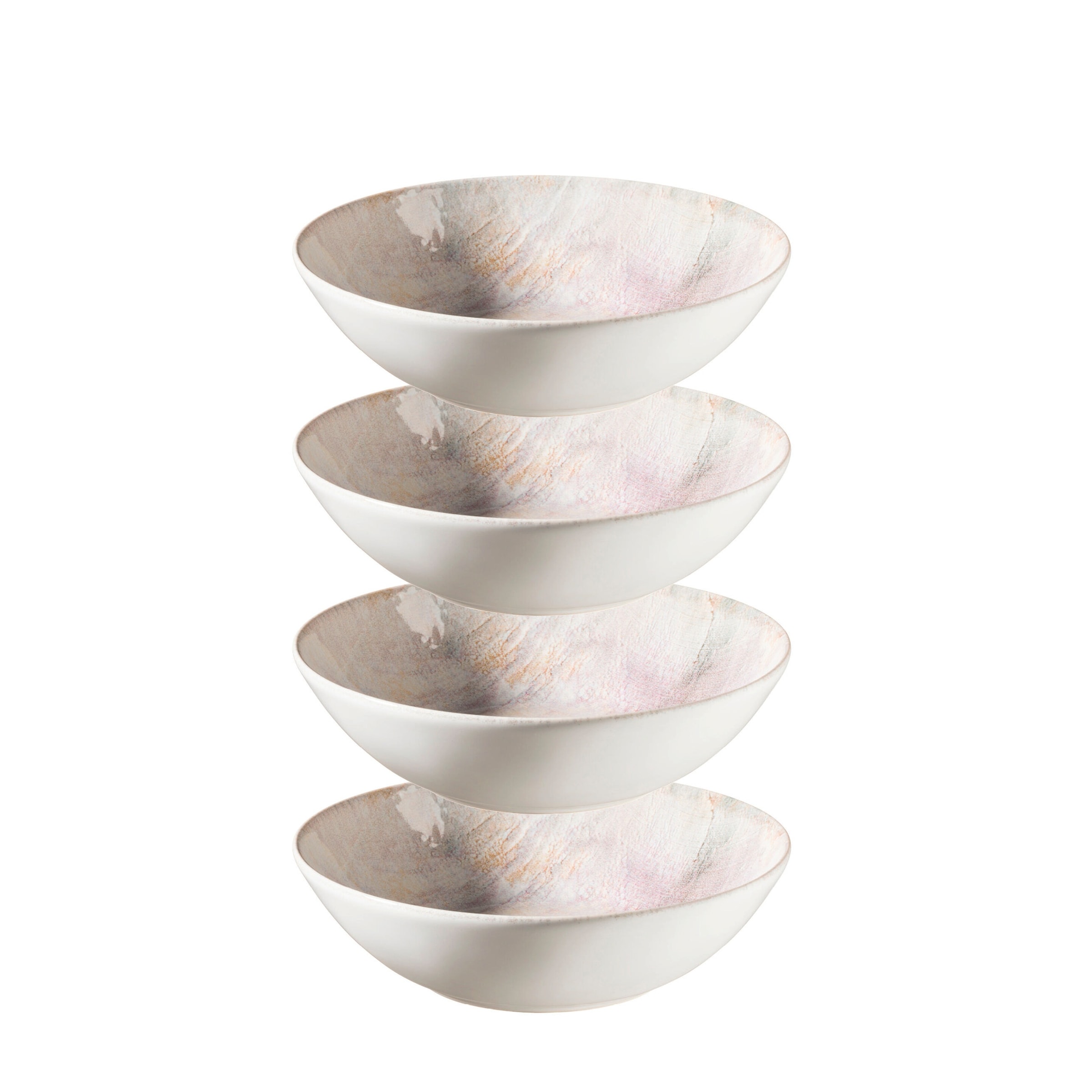 Schüssel-Set, Steinzeug Aquarellia