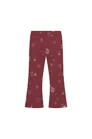 Leggings flared all over print