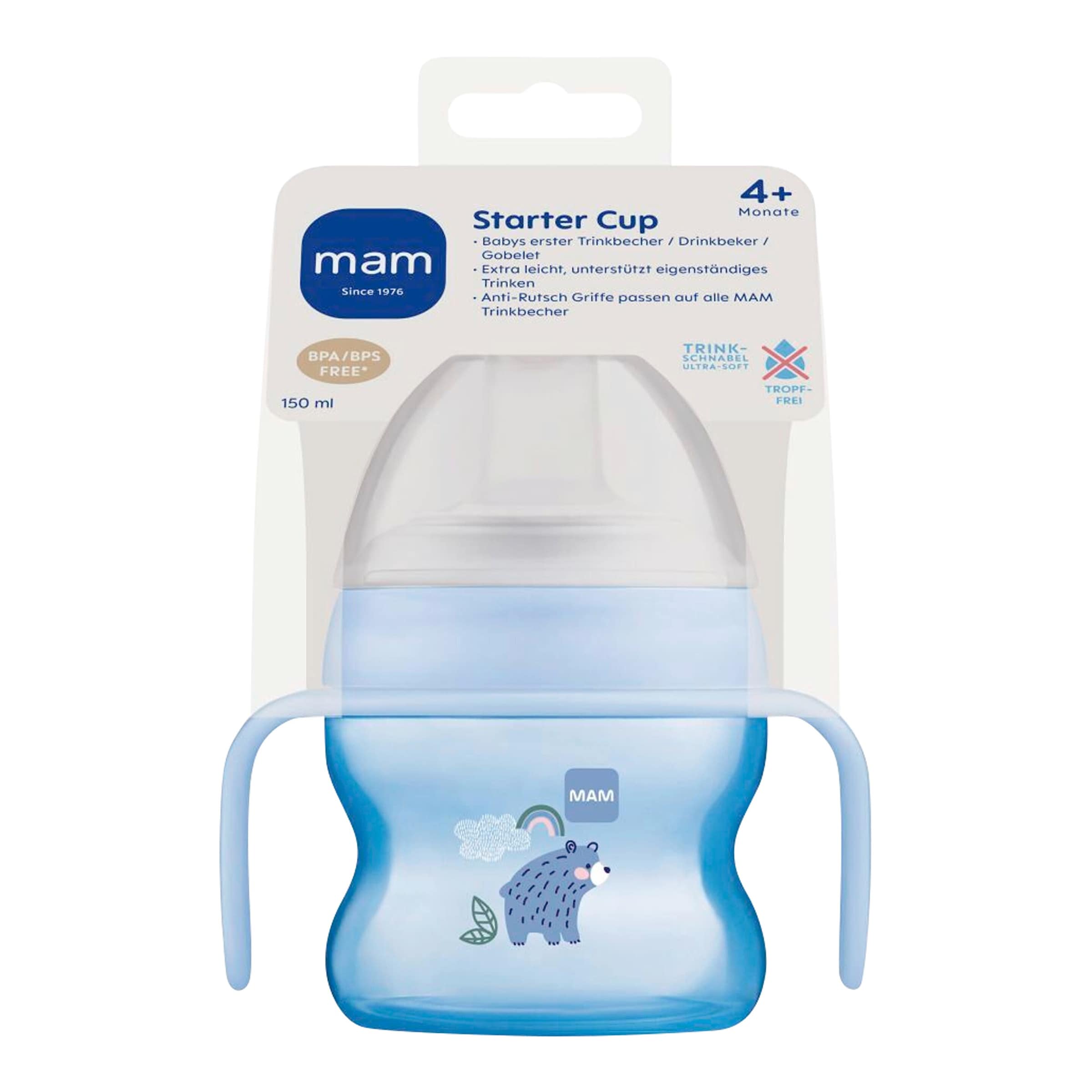 Mam Trinklernflasche mit Griffen Starter Cup, 150ml, ab 4M