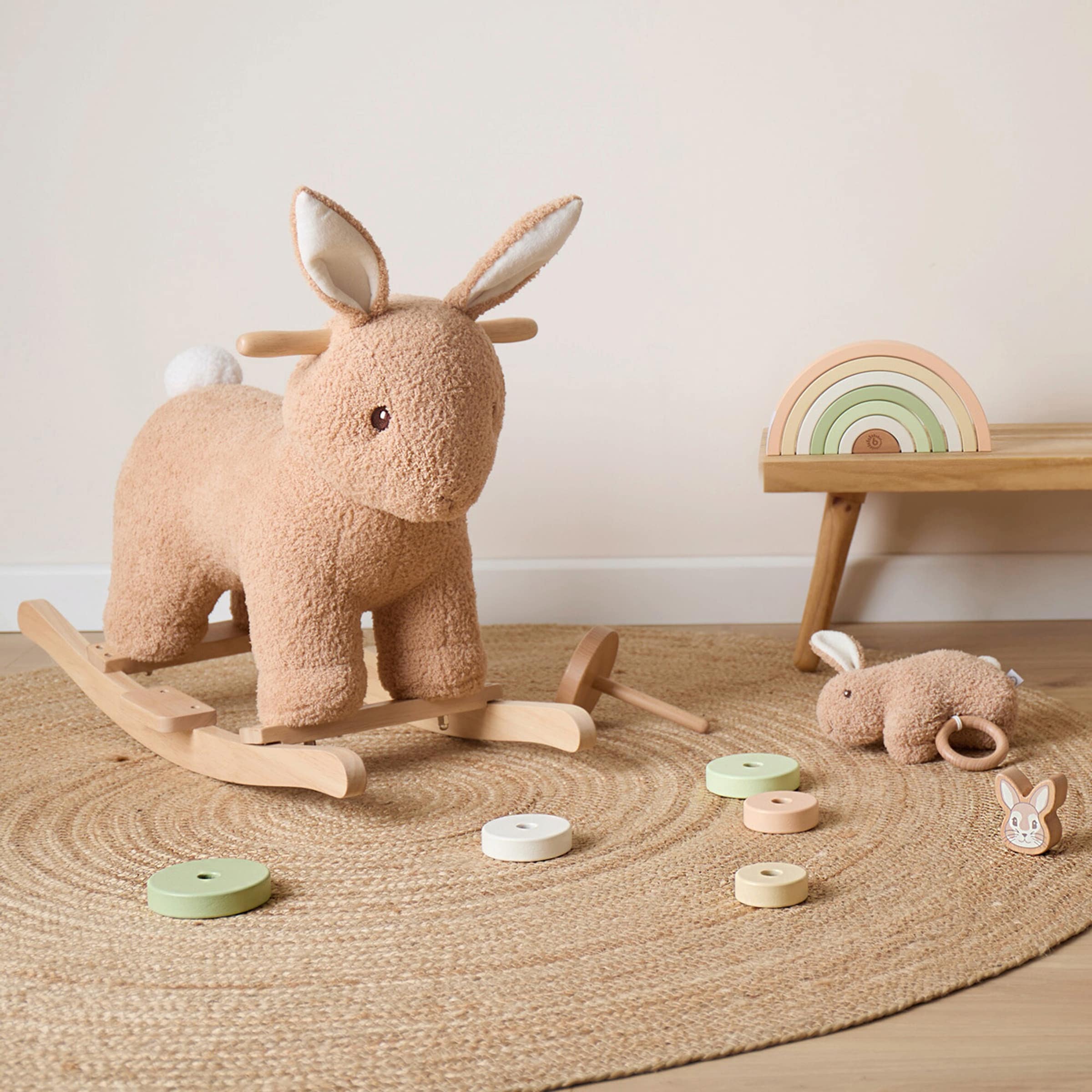 Bieco Schaukeltier Hase
