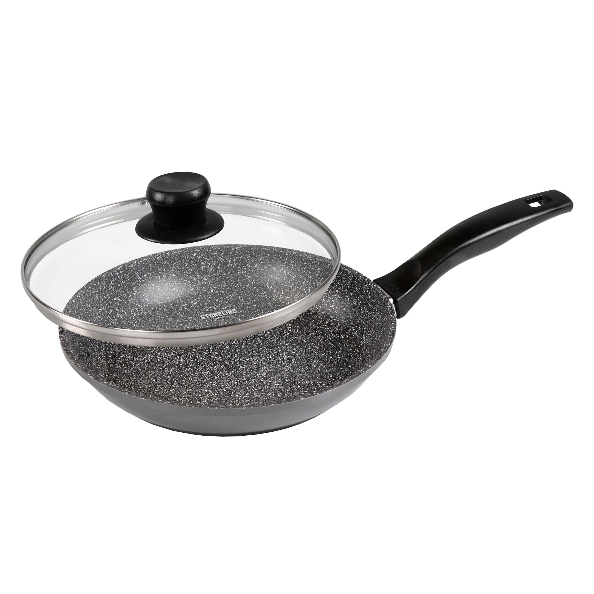 STONELINE® STONELINE STONELINE® Bratpfanne 24 cm, mit Glasdeckel