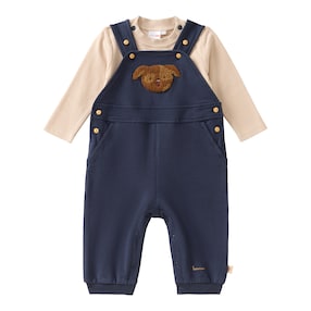 2-tlg. Set Latzhose mit Shirt Hund