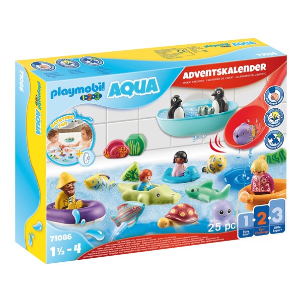 Playmobil® - 1.2.3 AQUA - 71086 Calendrier de l'Avent pour le bain
