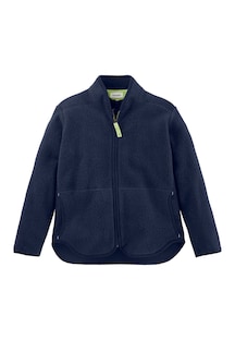 Fleece Jacke Regular aus reiner Bio-Baumwolle