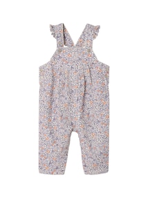 Twill-Latzhose mit Volantträgern Baby