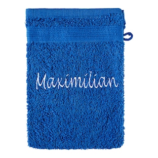 Gant de toilette personnalisation avec nom, 1 pièce