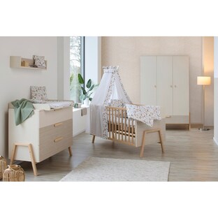 3-tlg. Babyzimmer Happy mit 3-türigem Kleiderschrank