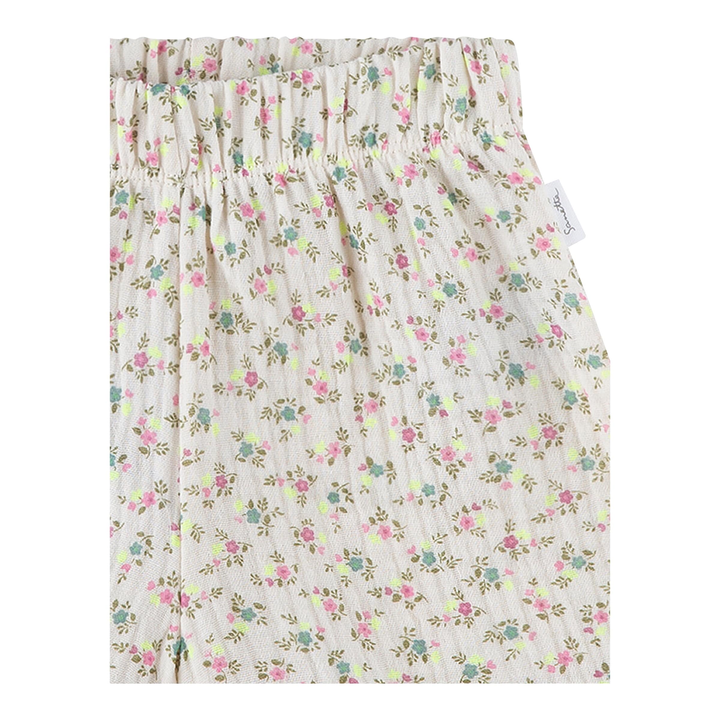 Musselin-Shorts Blumen