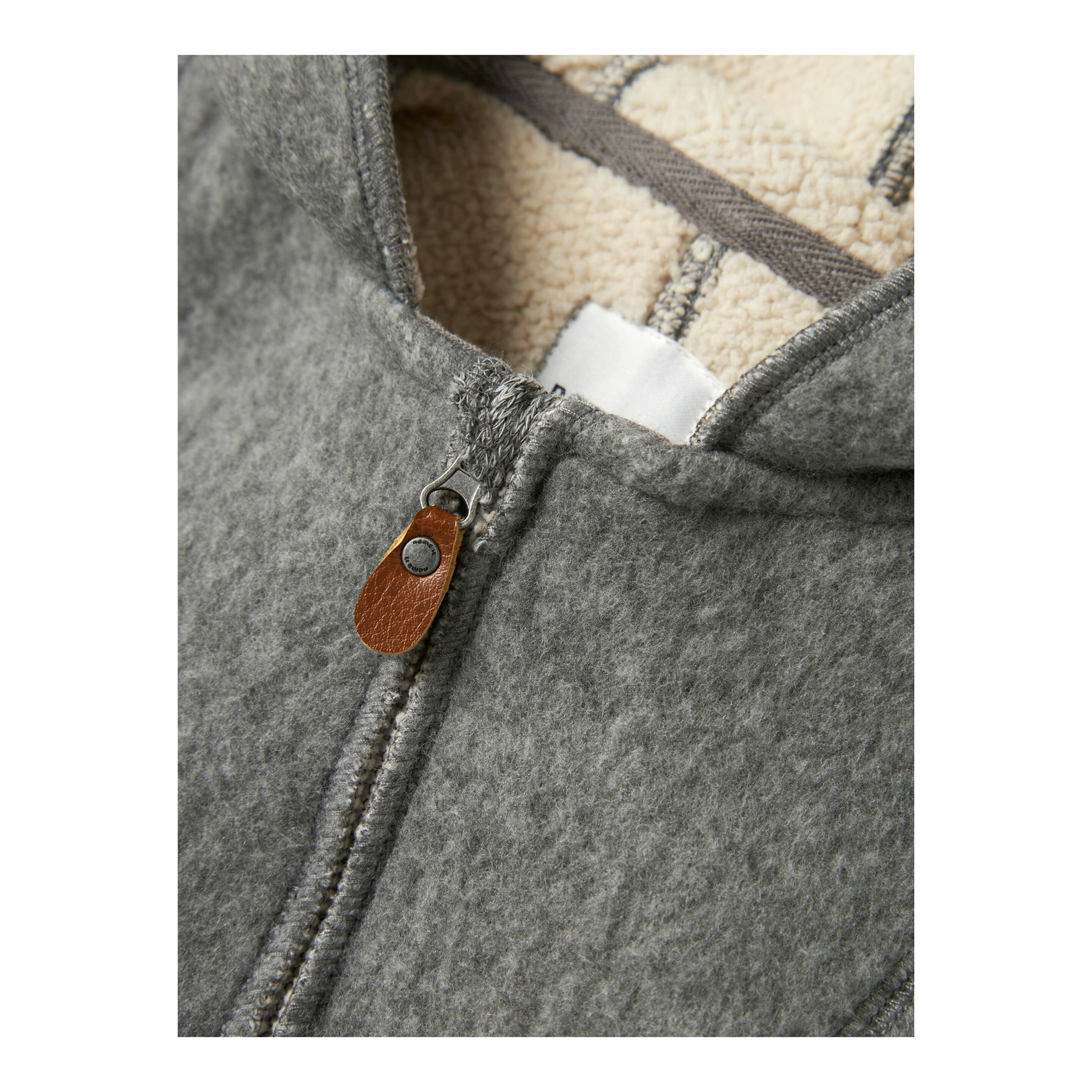 Overall mit Kapuze Wollwalk-Optik Teddyfell