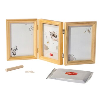 Abdruck-Set Double Frame Wooden 