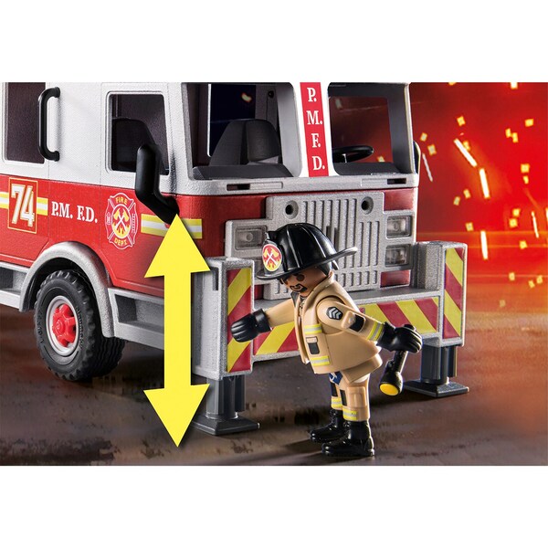 Playmobil® - CITY ACTION - 70935 : Camion de pompiers avec échelle