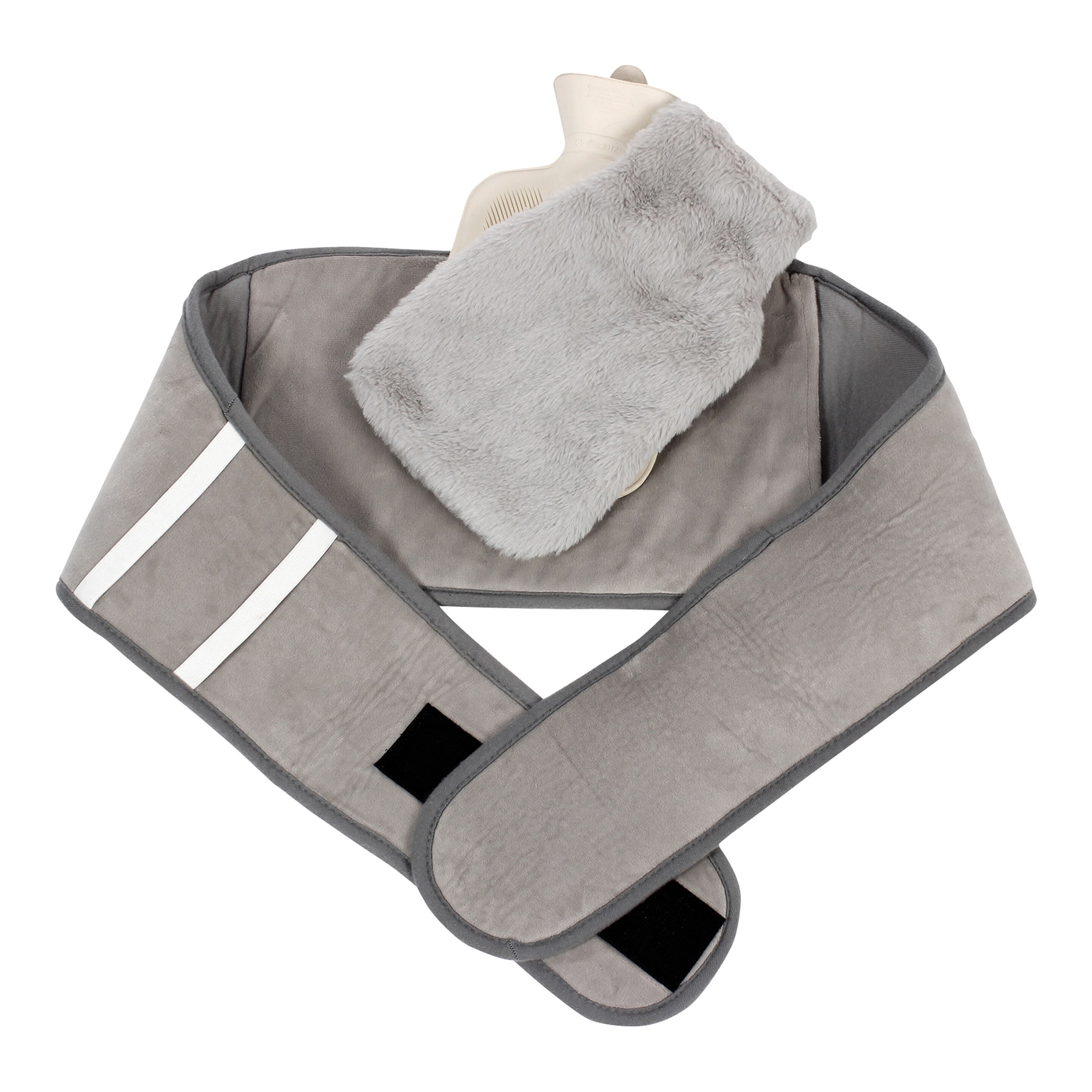 Wärmflaschengürtel "4 in 1" grau
