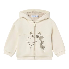 Sweatjacke mit Kapuze Dino