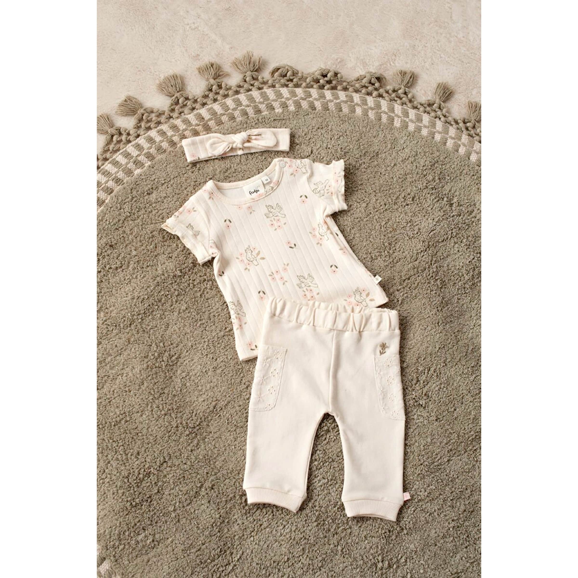 Jogginghose Lochstickerei-Taschen